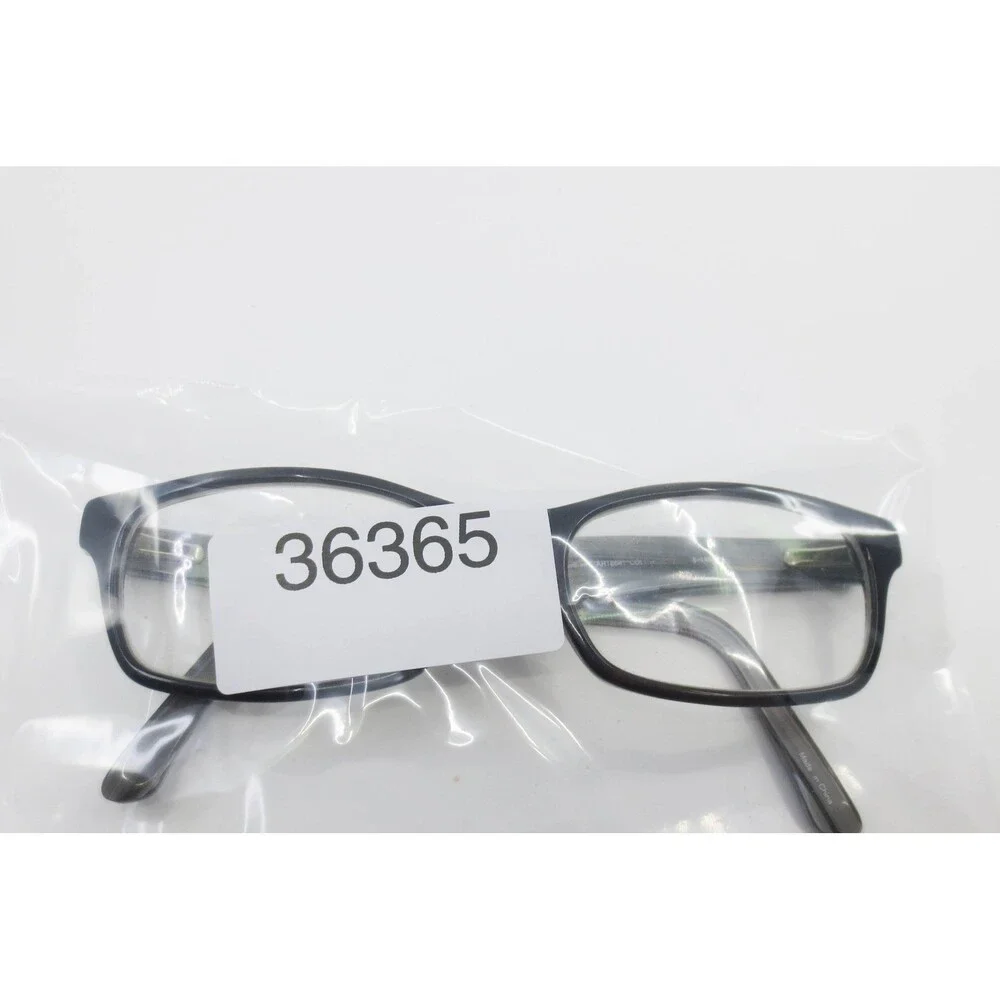 Aristar Charmant AR18641 Eyeglass Frames Black Grey Striped Rectangular 145mm